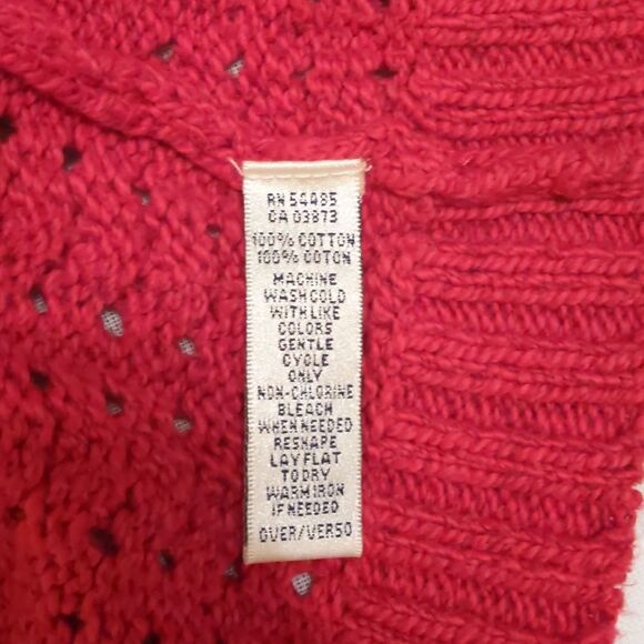 AMERICAN EAGLE Red Sweater Size M - Picture 5 of 6